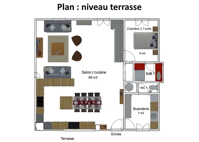 فيلة Cannes, A 500 M, Maison Rare *